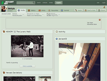 Tablet Screenshot of lasoya.deviantart.com