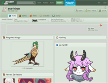 Tablet Screenshot of anari-chan.deviantart.com