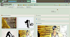 Desktop Screenshot of monster-heart.deviantart.com