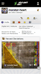 Mobile Screenshot of monster-heart.deviantart.com