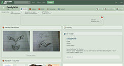 Desktop Screenshot of deadlygrim.deviantart.com