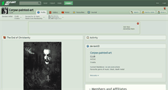 Desktop Screenshot of corpse-painted-art.deviantart.com