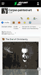 Mobile Screenshot of corpse-painted-art.deviantart.com