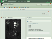 Tablet Screenshot of corpse-painted-art.deviantart.com