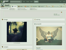 Tablet Screenshot of geeeo.deviantart.com