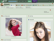 Tablet Screenshot of missaquid.deviantart.com