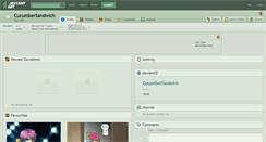 Desktop Screenshot of cucumbersandwich.deviantart.com
