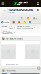 Mobile Screenshot of cucumbersandwich.deviantart.com