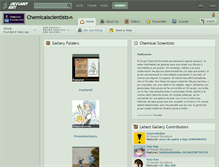 Tablet Screenshot of chemicalscientists.deviantart.com