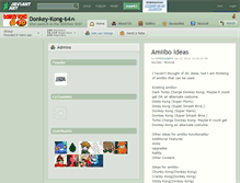 Tablet Screenshot of donkey-kong-64.deviantart.com