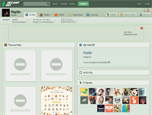 Tablet Screenshot of peplle.deviantart.com