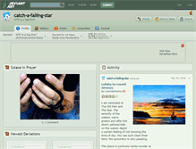 Tablet Screenshot of catch-a-falling-star.deviantart.com