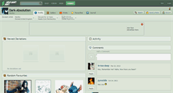 Desktop Screenshot of dark-absolution.deviantart.com