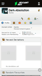 Mobile Screenshot of dark-absolution.deviantart.com
