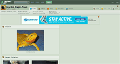Desktop Screenshot of bearded-dragon-freak.deviantart.com