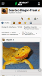 Mobile Screenshot of bearded-dragon-freak.deviantart.com