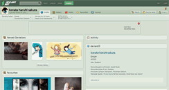 Desktop Screenshot of konata-haruhi-sakura.deviantart.com