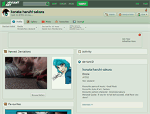 Tablet Screenshot of konata-haruhi-sakura.deviantart.com