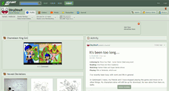 Desktop Screenshot of dinydino9.deviantart.com
