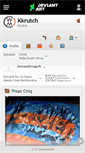 Mobile Screenshot of kkrutch.deviantart.com