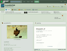 Tablet Screenshot of h-almokhtar.deviantart.com