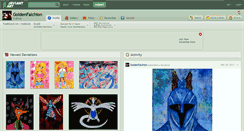 Desktop Screenshot of goldenfalchion.deviantart.com