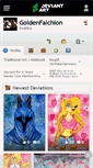 Mobile Screenshot of goldenfalchion.deviantart.com