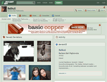 Tablet Screenshot of baskus.deviantart.com