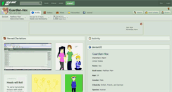 Desktop Screenshot of guardian-hex.deviantart.com