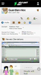 Mobile Screenshot of guardian-hex.deviantart.com