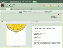 Tablet Screenshot of h0wlingshewolf.deviantart.com