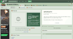 Desktop Screenshot of deviantart-writers.deviantart.com