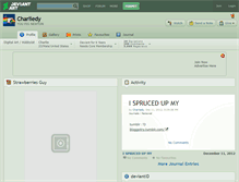 Tablet Screenshot of charliedy.deviantart.com