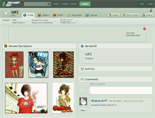 Tablet Screenshot of gipz.deviantart.com