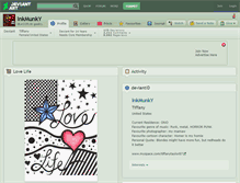 Tablet Screenshot of inkmunky.deviantart.com