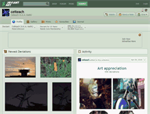 Tablet Screenshot of ceiteach.deviantart.com