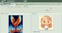 Desktop Screenshot of nightmare-bug.deviantart.com