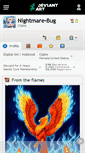 Mobile Screenshot of nightmare-bug.deviantart.com