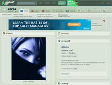 Tablet Screenshot of alishba.deviantart.com