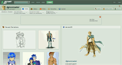 Desktop Screenshot of dgmonmaster.deviantart.com