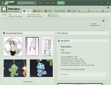 Tablet Screenshot of katsudesu.deviantart.com