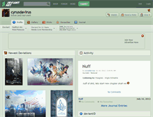 Tablet Screenshot of cyrusdavirus.deviantart.com