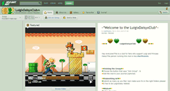 Desktop Screenshot of luigixdaisyxclub.deviantart.com