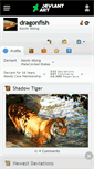 Mobile Screenshot of dragonfish.deviantart.com