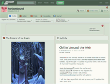 Tablet Screenshot of horizonbound.deviantart.com