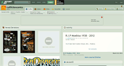 Desktop Screenshot of cultfictioncomics.deviantart.com