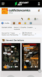Mobile Screenshot of cultfictioncomics.deviantart.com