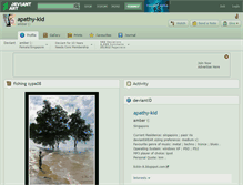 Tablet Screenshot of apathy-kid.deviantart.com