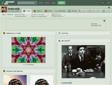 Tablet Screenshot of bramveijk.deviantart.com