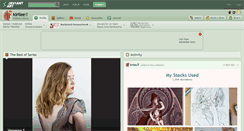 Desktop Screenshot of kirilee.deviantart.com